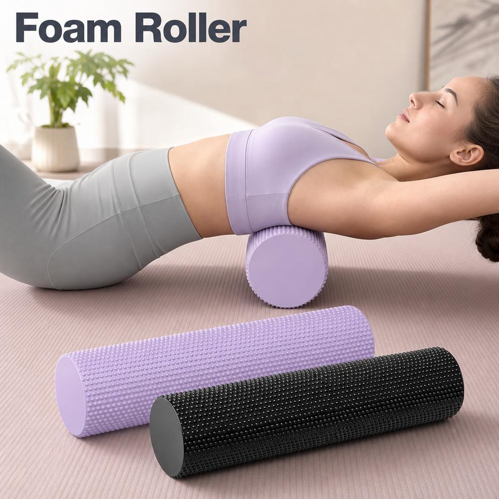Pilates Yoga Wheel - EVA 요가 폼롤러 고밀도 운동 회복