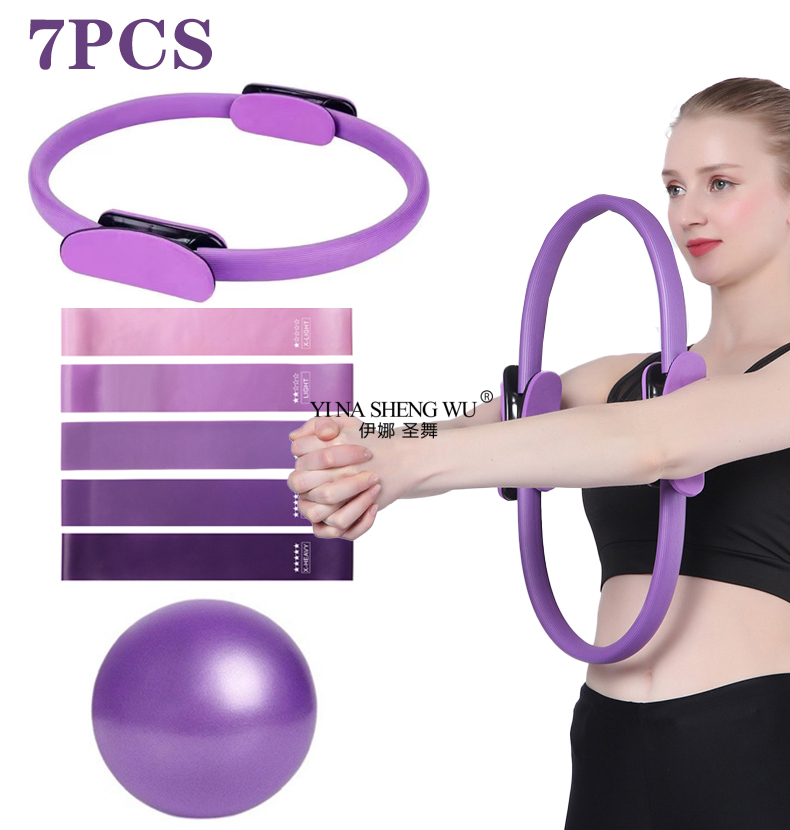 Pilates Ring Magic - 가정 운동을 위한 7Pcs 필라테스 장비