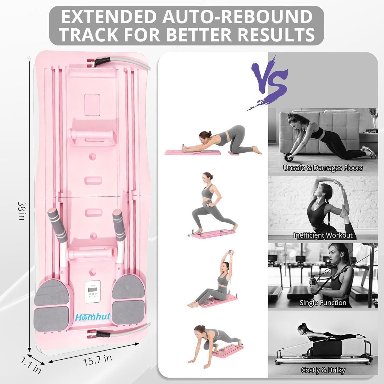 다기능 홈짐 피트니스 트레이너 보드, 저항 밴드 포함, - Pilates Yoga Home Workout 리뷰 및 가격