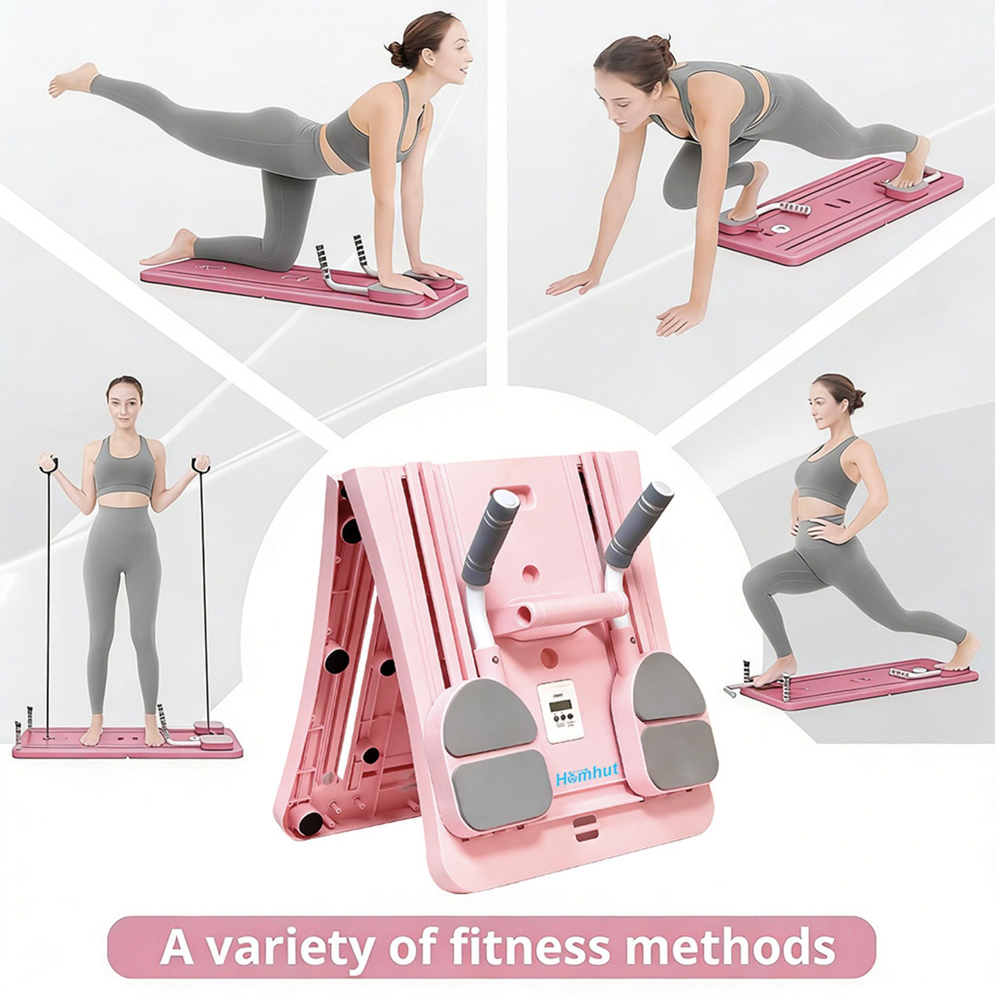 다기능 홈짐 피트니스 트레이너 보드, 저항 밴드 포함, - Pilates Yoga Home Workout 리뷰 및 가격
