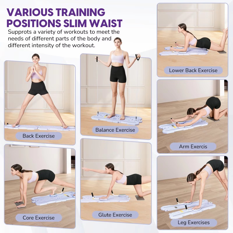 5 in 1 다기능 접이식 복근 휠 홈 피트니스 크로스 - Pilates Yoga Wheel 리뷰 및 가격