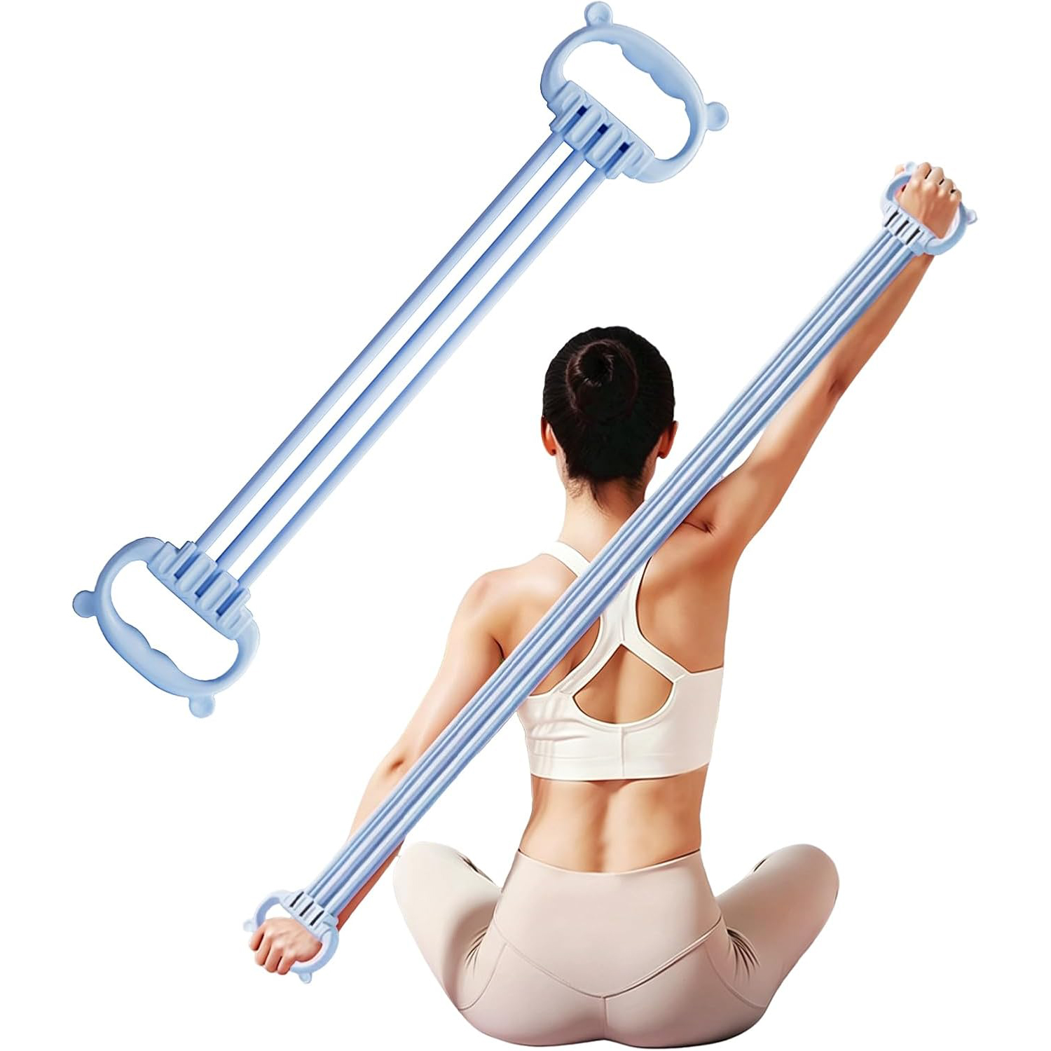 여성 및 남성용 피규어 8형 저항 밴드 15-90LBS - Pilates Yoga Home Workout 리뷰 및 가격