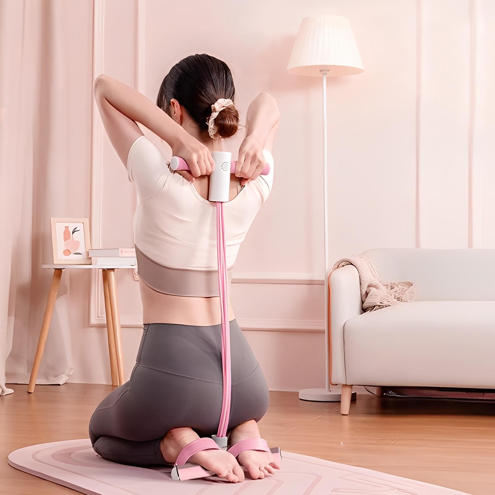 운동 밴드 요가 페달 풀 로프 HD 인체공학적 저항 밴 - Pilates Yoga Home Workout 리뷰 및 가격