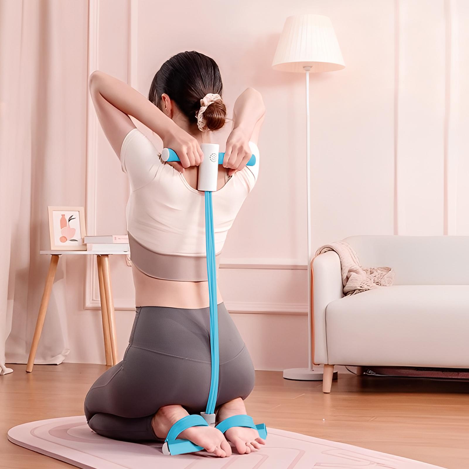 운동 밴드 요가 페달 풀 로프 HD 인체공학적 저항 밴 - Pilates Yoga Home Workout 리뷰 및 가격