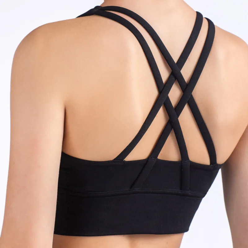 여름 패션 크로스 백 여성 스포츠 브래지어 피트니스 탱 - Pilates Yoga Wear 리뷰 및 가격