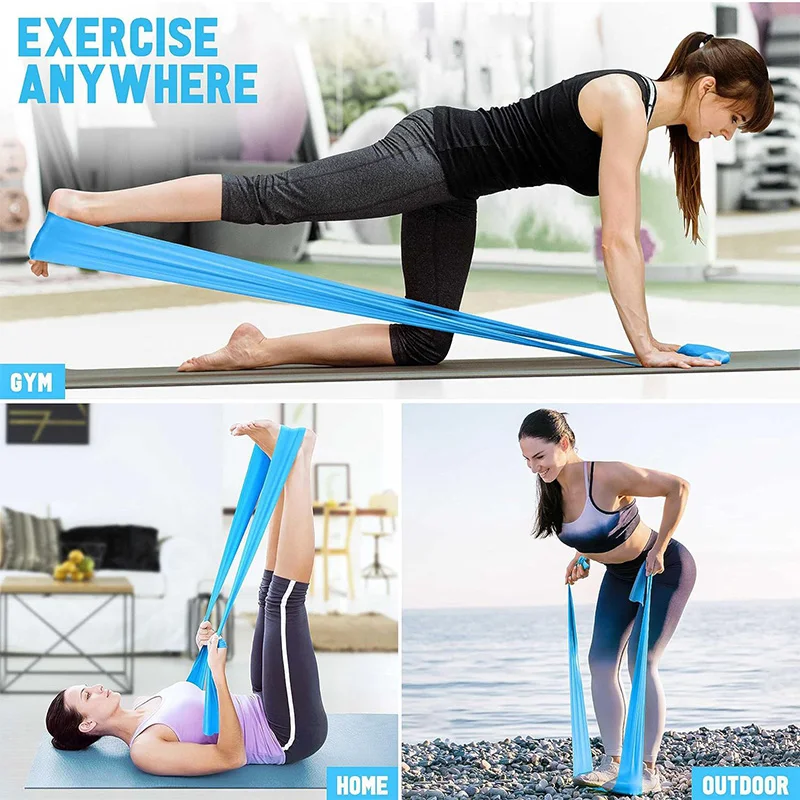 탄성 요가 피트니스 밴드 요가 필라테스 남성용 여성용  - Pilates Yoga Home Workout 리뷰 및 가격